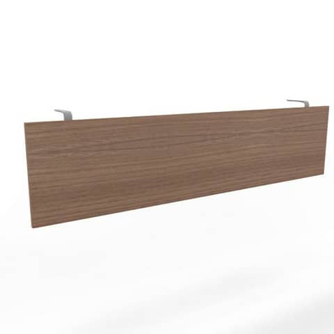 Pannello frontale in melaminico noce canaletto 128,7xH.35,1 cm per scrivanie Practika Quadrifoglio COFRA180-NO