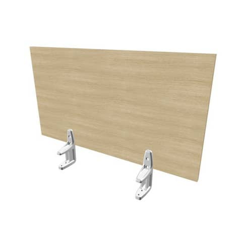 Pannello divisorio in melaminico rovere per scrivanie singole 80xH.42 cm linea Practika Quadrifoglio – CODI080-RK
