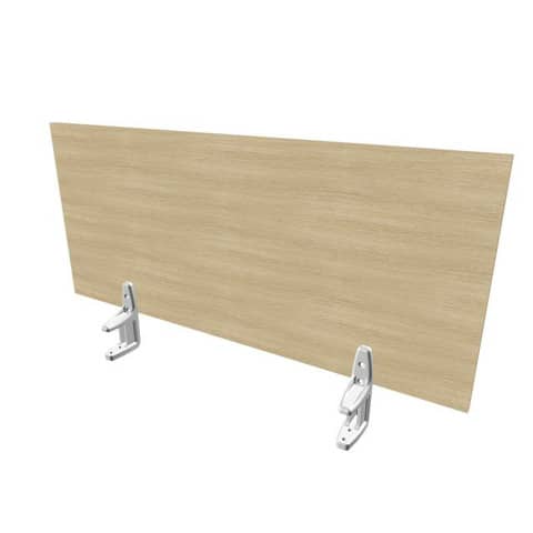 Pannello divisorio in melaminico rovere per scrivanie singole 100xH.42 cm linea Practika Quadrifoglio – CODI100-RK