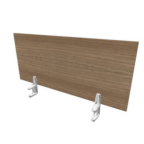 Pannello divisorio in melaminico noce canaletto per scrivanie singole 100xH.42 cm Practika Quadrifoglio – CODI100-NO