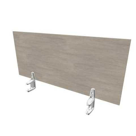 Pannello divisorio in melaminico cemento per scrivanie singole 100xH.42 cm linea Practika Quadrifoglio – CODI100-CL