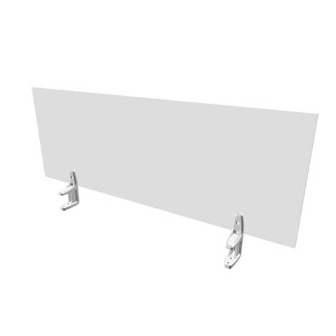 Pannello divisorio in melaminico grigio per scrivanie singole 120xH.42 cm linea Practika Quadrifoglio – CODI120-GR