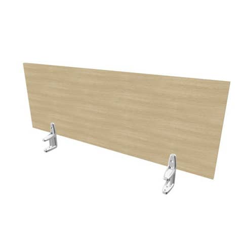 Pannello divisorio in melaminico rovere per scrivanie singole 120xH.42 cm linea Practika Quadrifoglio – CODI120-RK