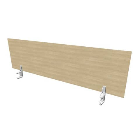 Pannello divisorio in melaminico rovere per scrivanie singole 160xH.42 cm linea Practika Quadrifoglio – CODI160-RK