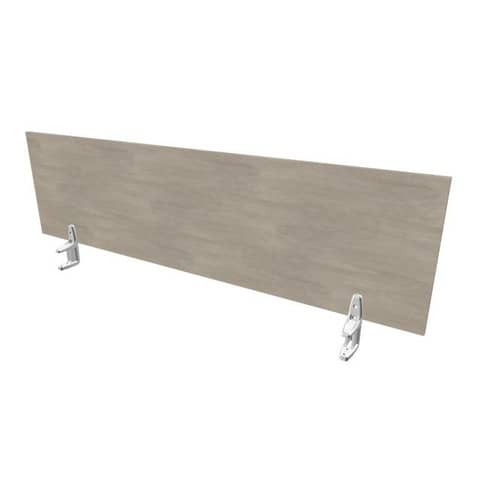 Pannello divisorio in melaminico cemento per scrivanie singole 160xH.42 cm linea Practika Quadrifoglio – CODI160-CL