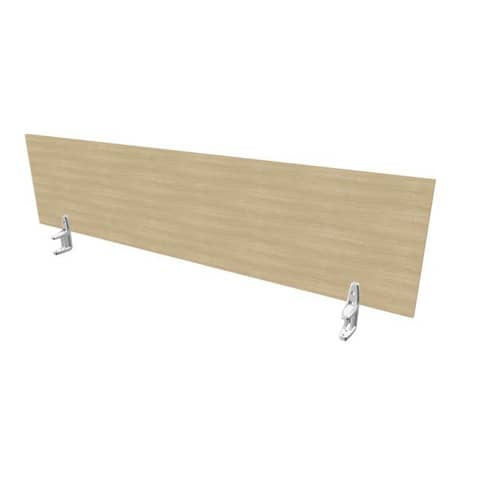 Pannello divisorio in melaminico rovere per scrivanie singole 180xH.42 cm linea Practika Quadrifoglio – CODI180-RK
