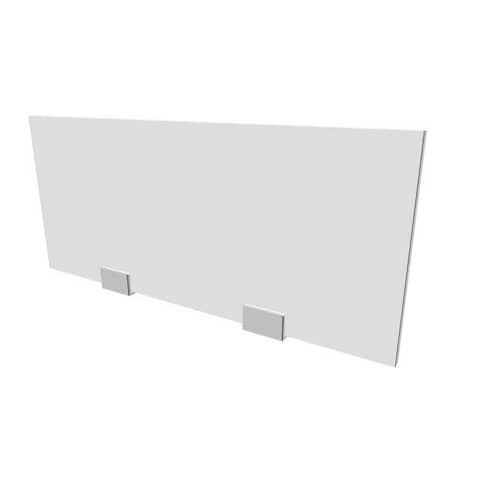 Pannello divisorio in melaminico grigio per bench 80xH.35 cm linea Practika Quadrifoglio – CODB080-GR