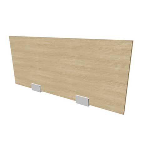Pannello divisorio in melaminico rovere per bench 80xH.35 cm linea Practika Quadrifoglio – CODB080-RK