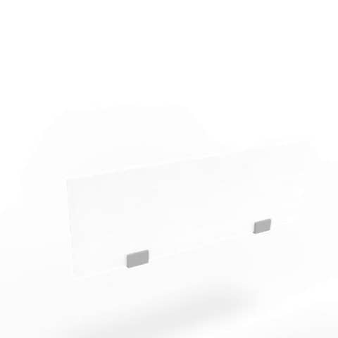 Pannello divisorio in melaminico bianco per bench 100xH.35 cm linea Practika Quadrifoglio – CODB100-BA