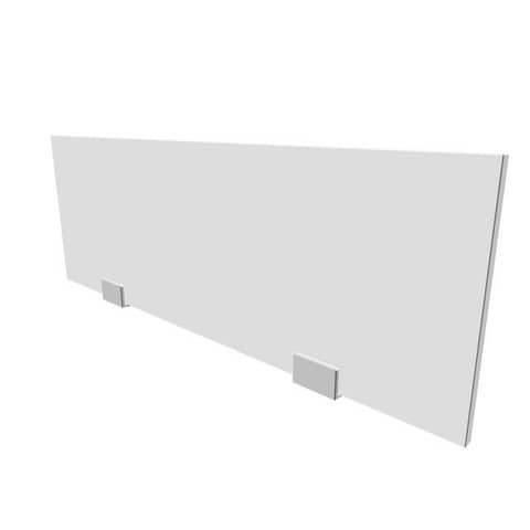 Pannello divisorio in melaminico grigio per bench 100xH.35 cm linea Practika Quadrifoglio – CODB100-GR