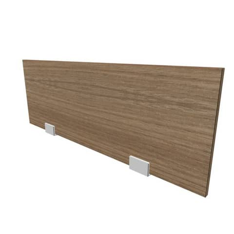 Pannello divisorio in melaminico noce per bench 100xH.35 cm linea Practika Quadrifoglio – CODB100-NO