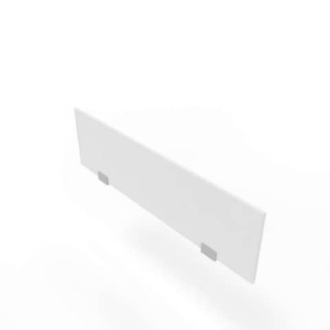 Pannello divisorio in melaminico bianco per bench 120xH.35 cm linea Practika Quadrifoglio – CODB120-BA