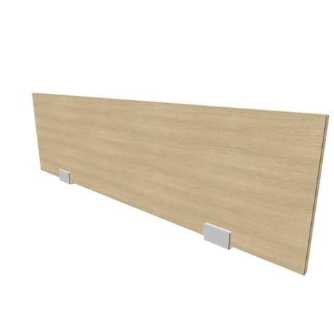 Pannello divisorio in melaminico rovere per bench 120xH.35 cm linea Practika Quadrifoglio – CODB120-RK