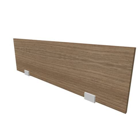Pannello divisorio in melaminico noce per bench 120xH.35 cm linea Practika Quadrifoglio – CODB120-NO