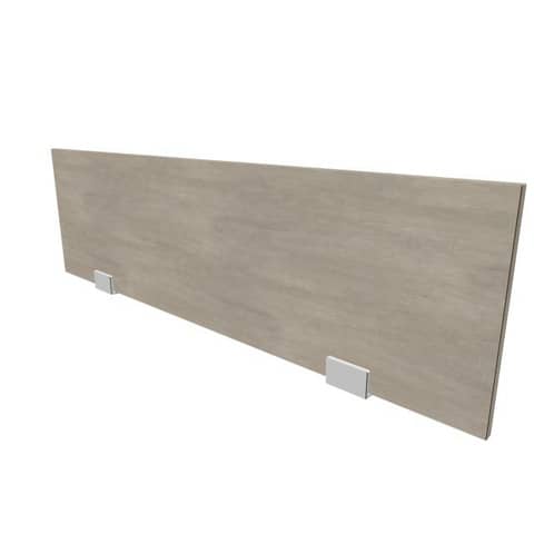 Pannello divisorio in melaminico cemento per bench 120xH.35 cm linea Practika Quadrifoglio – CODB120-CL