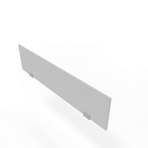 Pannello divisorio in melaminico grigio per bench 140xH.35 cm linea Practika Quadrifoglio – CODB140-GR