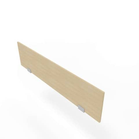 Pannello divisorio in melaminico rovere per bench 140xH.35 cm linea Practika Quadrifoglio – CODB140-RK