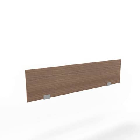 Pannello divisorio in melaminico noce per bench 140xH.35 cm linea Practika Quadrifoglio – CODB140-NO