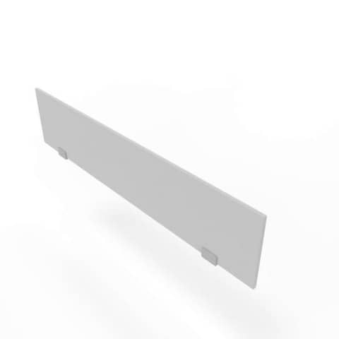 Pannello divisorio in melaminico grigio per bench 160xH.35 cm linea Practika Quadrifoglio – CODB160-GR