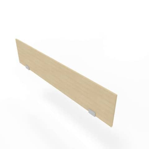 Pannello divisorio in melaminico rovere per bench 160xH.35 cm linea Practika Quadrifoglio – CODB160-RK