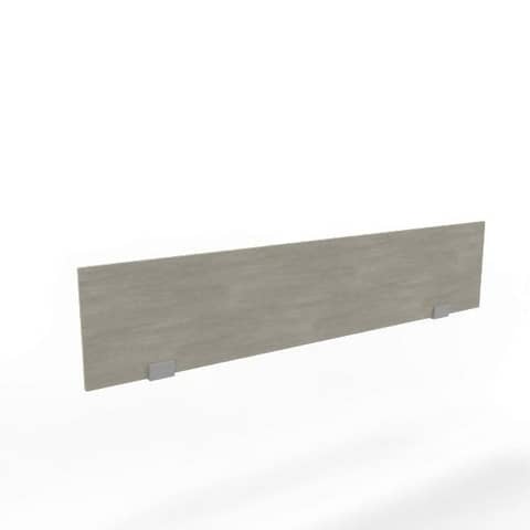 Pannello divisorio in melaminico cemento per bench 160xH.35 cm linea Practika Quadrifoglio – CODB160-CL