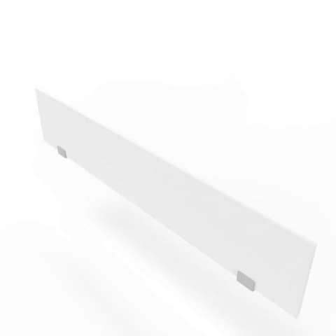 Pannello divisorio in melaminico bianco per bench 180xH.35 cm linea Practika Quadrifoglio – CODB180-BA