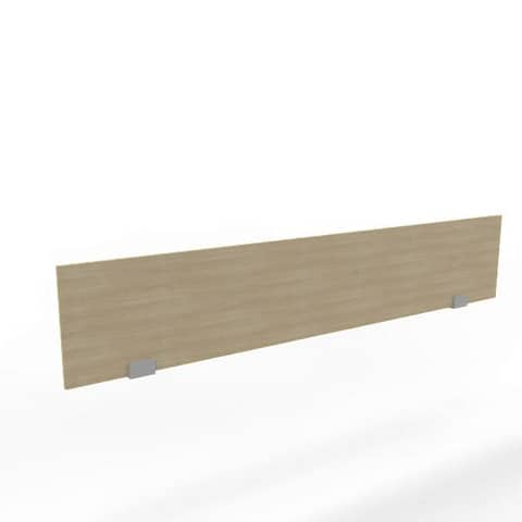 Pannello divisorio in melaminico rovere per bench 180xH.35 cm linea Practika Quadrifoglio – CODB180-RK