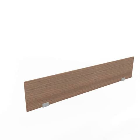 Pannello divisorio in melaminico noce per bench 180xH.35 cm linea Practika Quadrifoglio – CODB180-NO