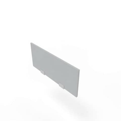 Pannello divisorio rivestito in tessuto grigio 80xH.32 cm per bench linea Practika Quadrifoglio – CODBT080-B01-012