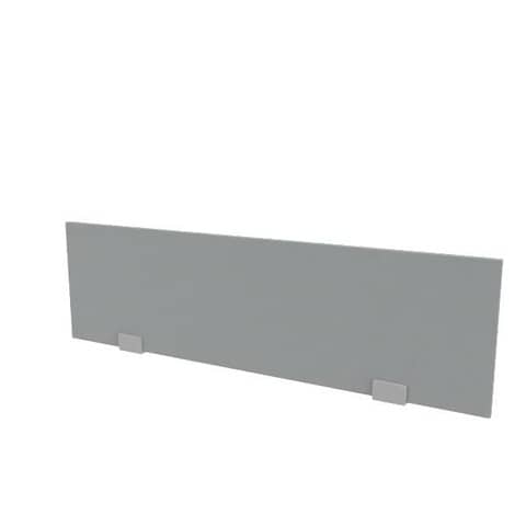 Pannello divisorio rivestito in tessuto grigio 120xH.32 cm per bench linea Practika Quadrifoglio – CODBT120-B01-012