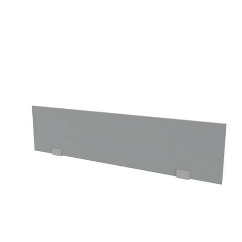 Pannello divisorio rivestito in tessuto grigio 140xH.32 cm per bench linea Practika Quadrifoglio – CODBT140-B01-012