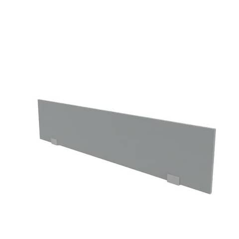 Pannello divisorio rivestito in tessuto grigio 160xH.32 cm per bench linea Practika Quadrifoglio – CODBT160-B01-012