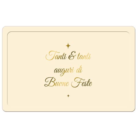 Biglietti augurali natalizi 9×14 cm – Biembi conf. da 6 a vassoio BBE202C69