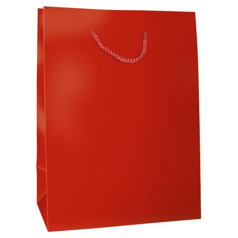 Sacchetti da regalo rosso opaco Biembi misura M – 18x23x10,5 cm conf. 6 pezzi – BXS202O20B