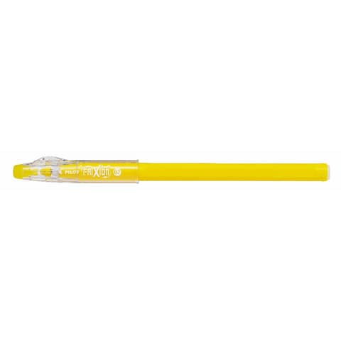 Penna a sfera cancellabile FriXion Ball Sticks Pilot 0,7 mm inchiostro gel giallo chiaro – 6905