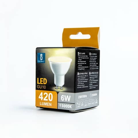 Lampadina LED GU10 6W – 480 lumen Aigostar luce calda B10107MQM