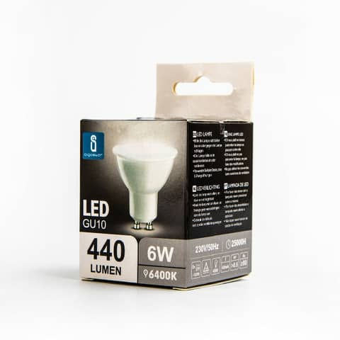 Lampadina LED GU10 6W – 480 lumen Aigostar luce fredda B10107MQL