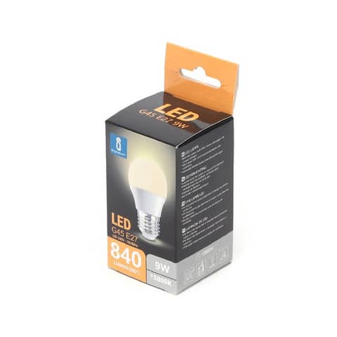 Lampadina LED G45 E27 9W – 840 lumen Aigostar luce calda B10105ZRX