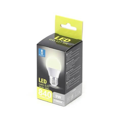 Lampadina LED G45 E27 9W – 840 lumen Aigostar luce naturale B10105ZRW