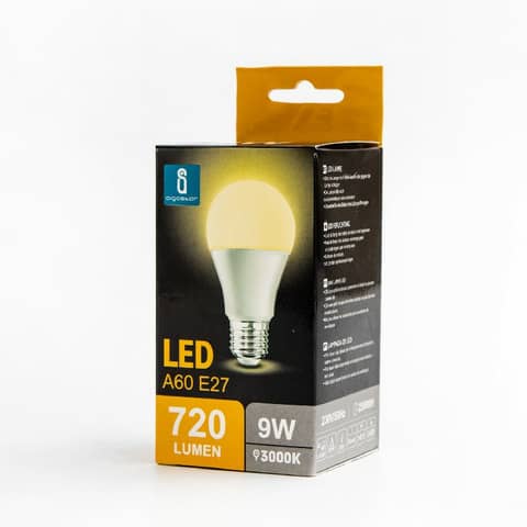 Lampadina LED A60 E27 9W – 840 lumen Aigostar luce calda B10105MQJ