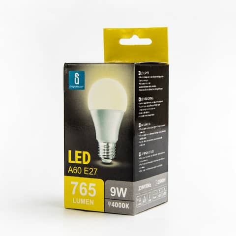 Lampadina LED A60 E27 9W – 840 lumen Aigostar luce naturale B10105MQI