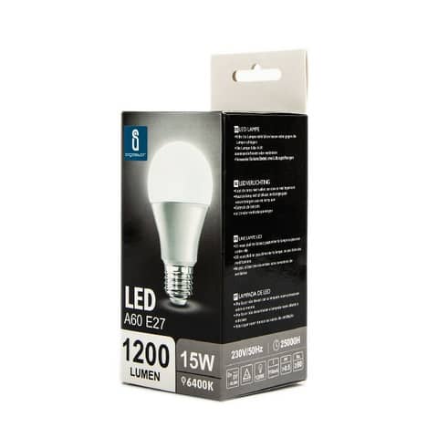 Lampadina LED A60 E27 15W – 1500 lumen Aigostar luce fredda B10105MQB