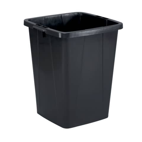 Contenitore portarifiuti Durable DURABIN 90 L in polipropilene nero – 1800474221