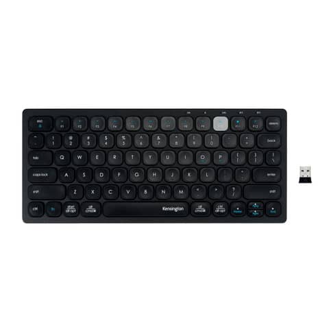 Tastiera Kensington Dual Wireless Compact IT nero K75502IT