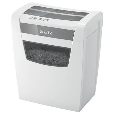 Distruggidocumenti manuale Leitz IQ P4 Home Office – 23 L – bianco – 80090100