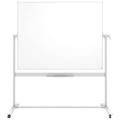 Lavagna bianca magnetica su ruote Nobo Classic 150×120 cm – laccata 1901031