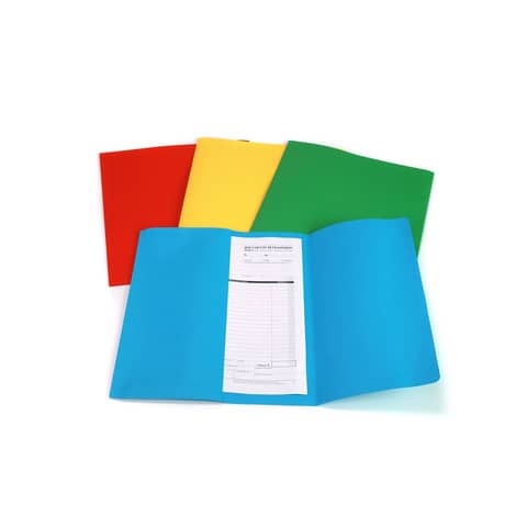 Cartellina in pura cellulosa Fraschini Canguro 200 g – 24×33 cm – conf. da 25 rosso 2017-R