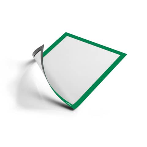 Cornice espositiva Durable DURAFRAME® MAGNETIC in PPL formato A4 in conf. 5 pz verde – 4869-05