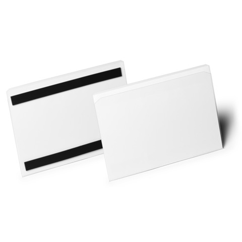 Buste per identificazione Durable Hard Cover con bande magnetiche 210×148 mm in conf. 10 pz – 1198-19