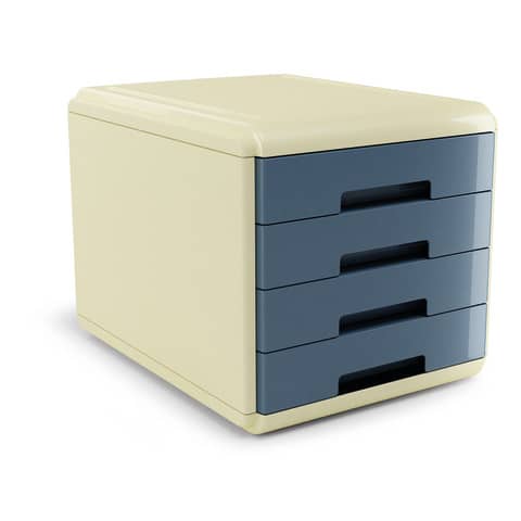 Cassettiera Arda Vintage Sugar 4 cassetti 29,5×38,5xH.28,2 cm azzurro – 18P4PSU